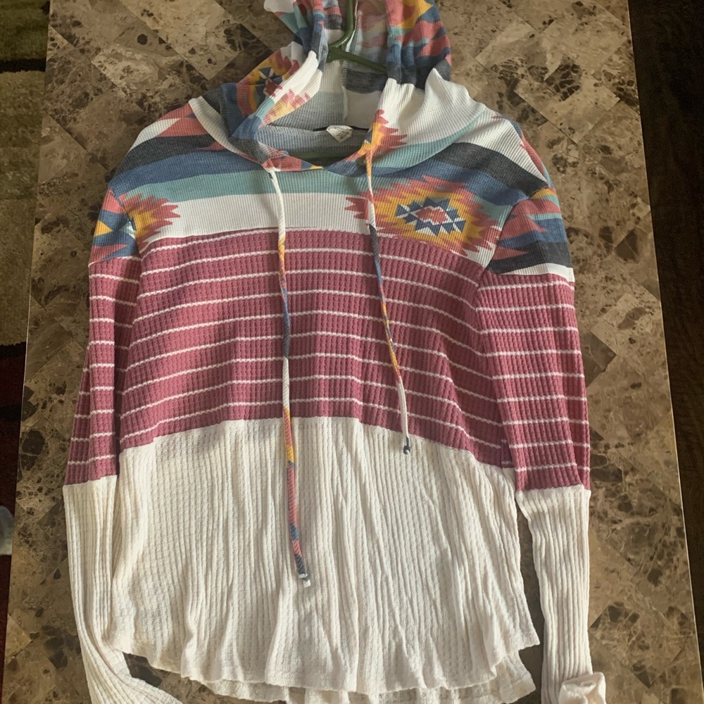 Aztec hoodie size medium